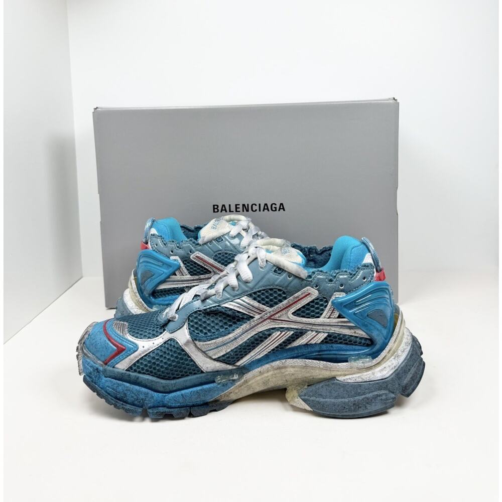 Size 45EU/12US - Balenciaga Runner Marathon Blue Unreleased💙 NEW/RETAIL $1.4K! - Picture 7 of 11
